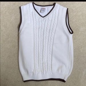 White Gymboree Sweater Vest